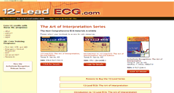 Desktop Screenshot of 12leadecg.com